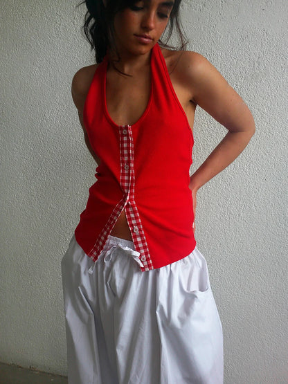 Top Rouge Caroline - Susmie&