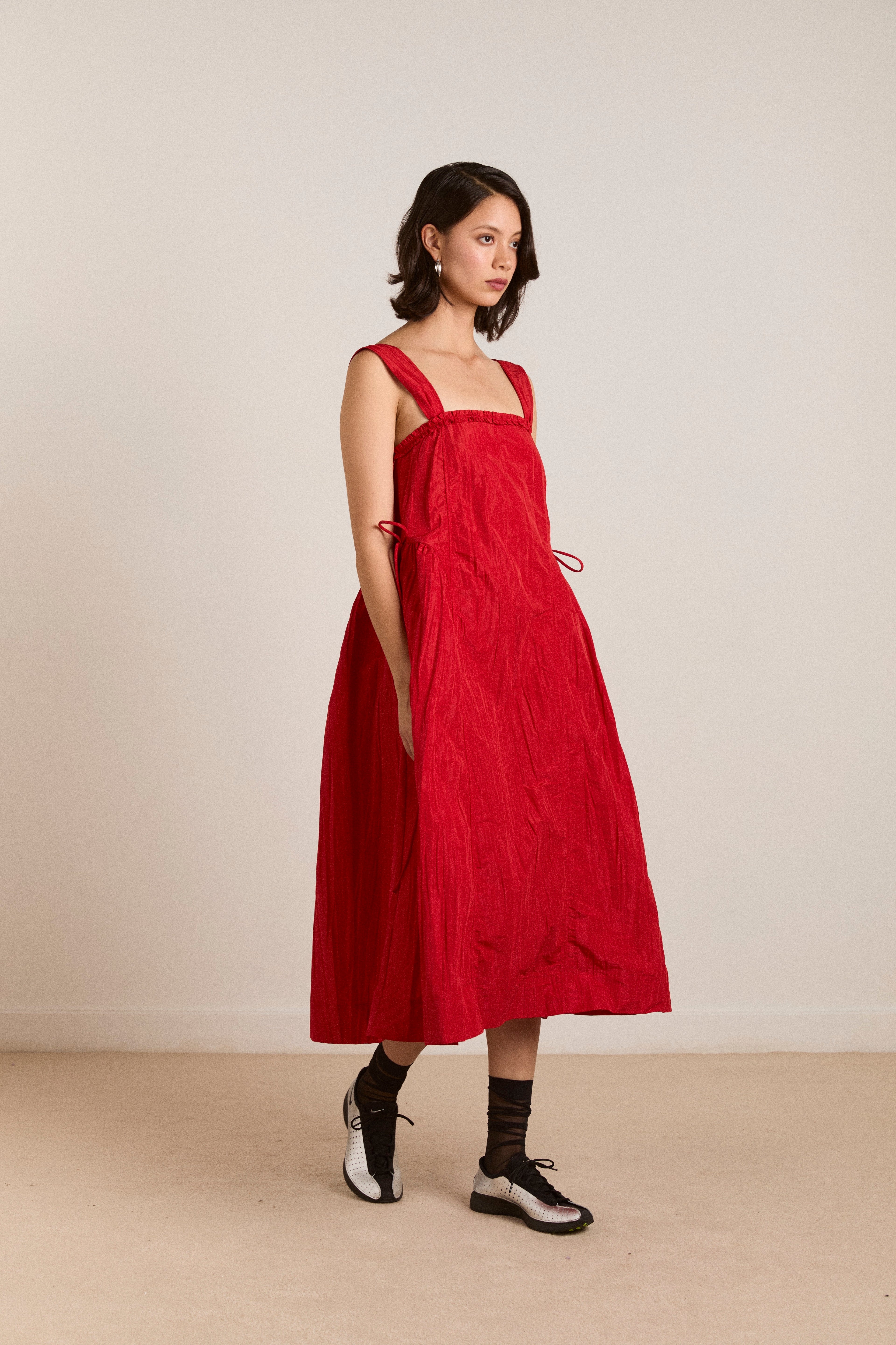 Robe Elina Midi - Damson Madder
