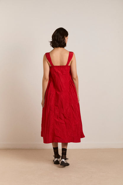 Robe Elina Midi - Damson Madder