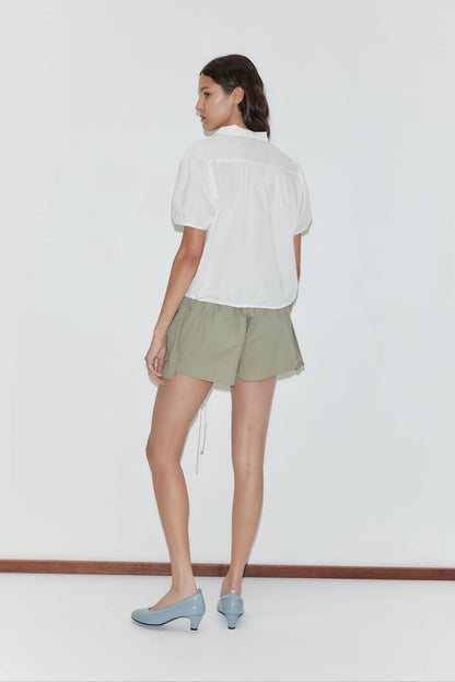 Short Micro Poches Vert - Deiji Studios