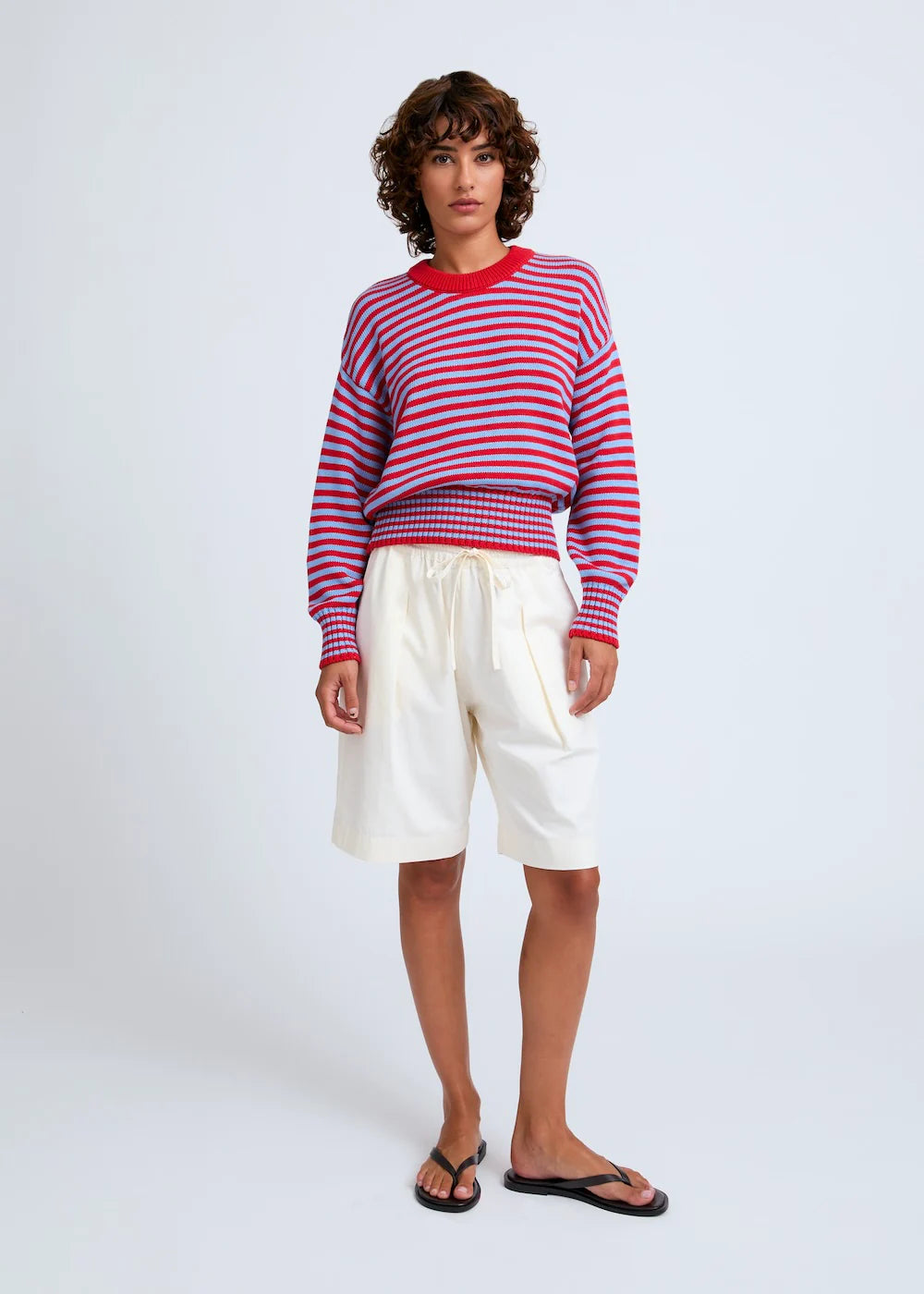 Pull Albane Rayé Bleu et Rouge - Surprise