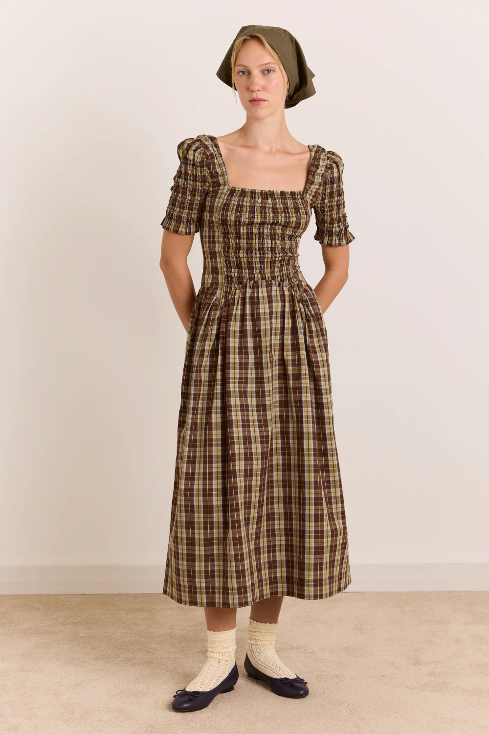 Robe Molly Midi - Damson Madder