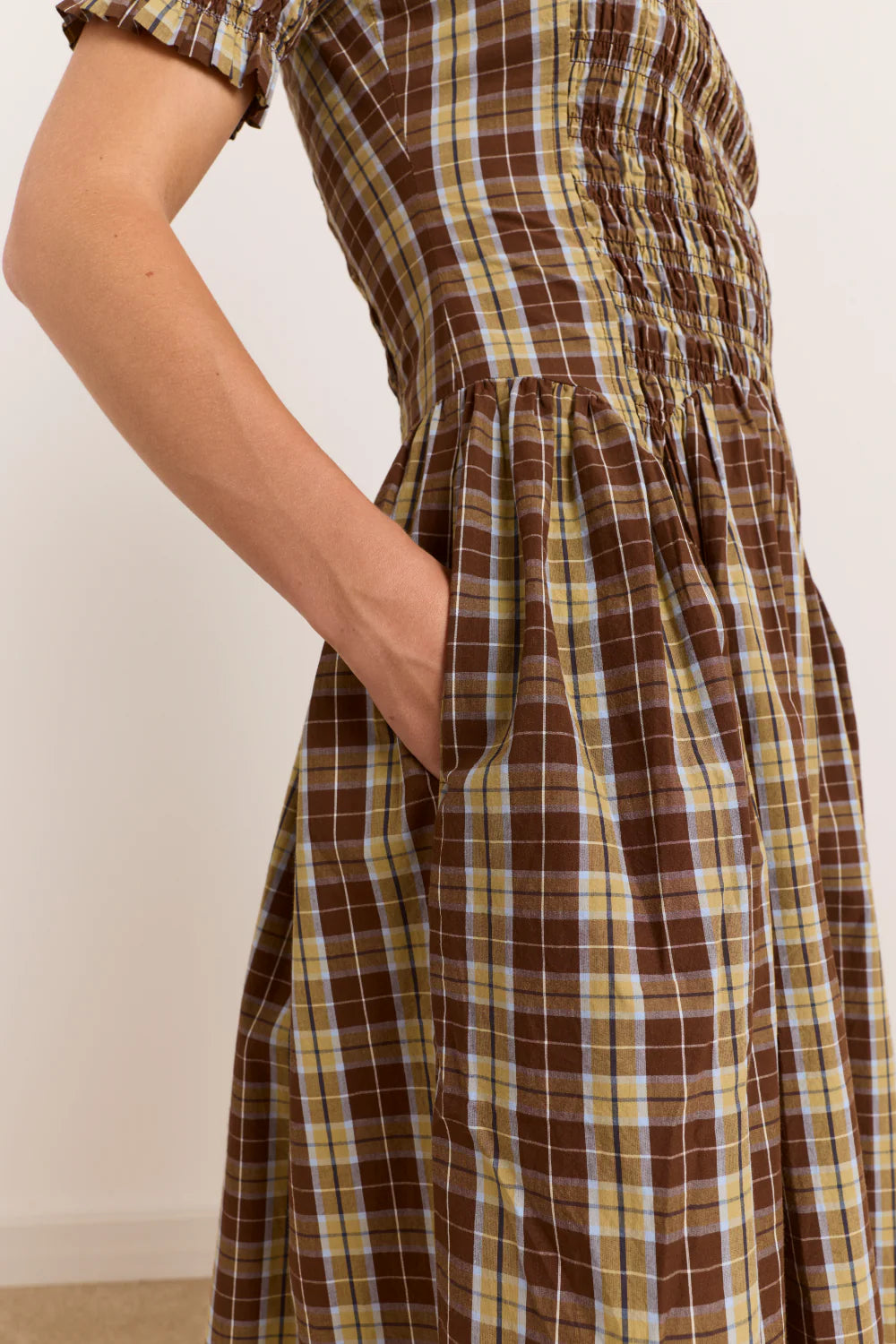 Robe Molly Midi - Damson Madder