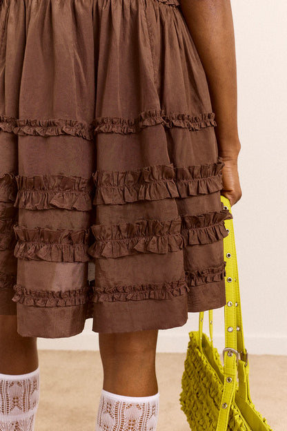 Robe Midi Reed - Damson Madder