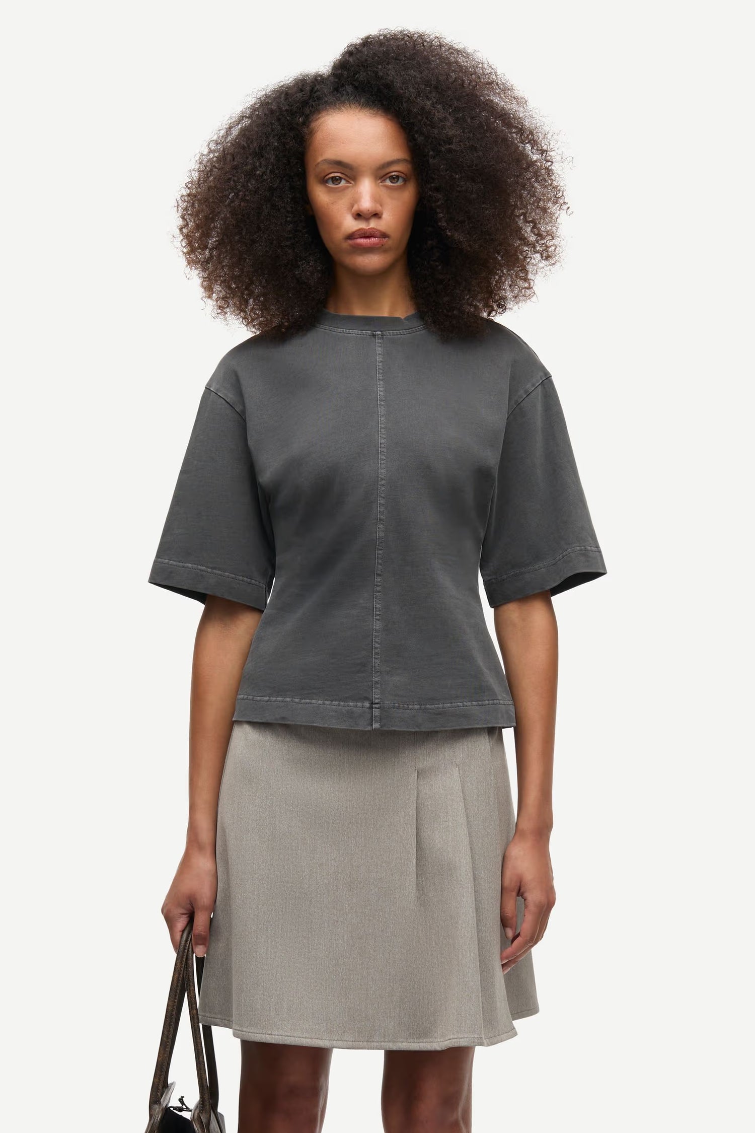 T-shirt Noir Sadisas - Samsoe Samsoe