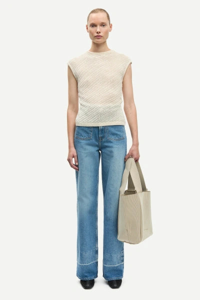 Sarebecca Patch Jeans - Samsoe Samsoe