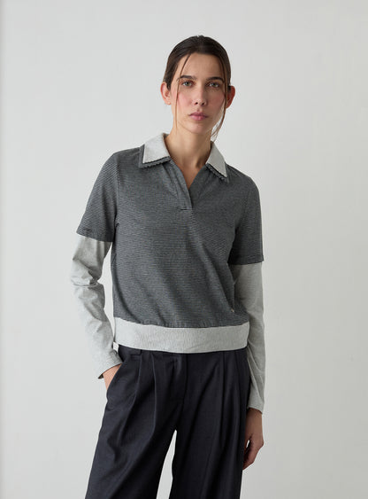 Polo Candace Gris - Laagam