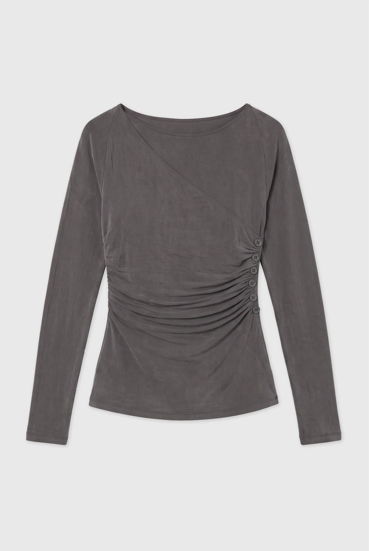 Top Kylie Cupro Wrap - Peachy Den