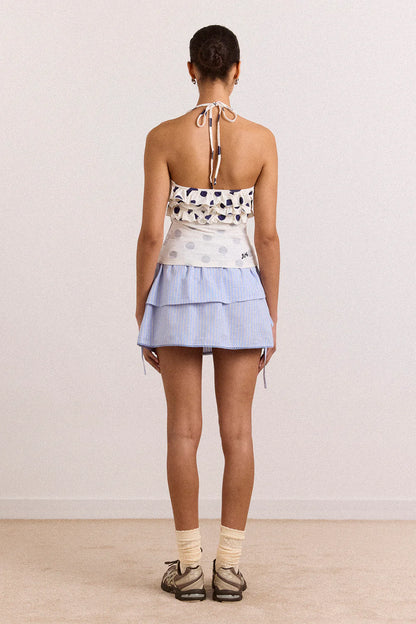 Top Zazie Polka Dots - Damson Madder