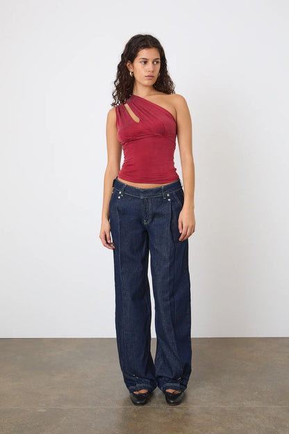 Top asymétrique Kylie - Peachy den