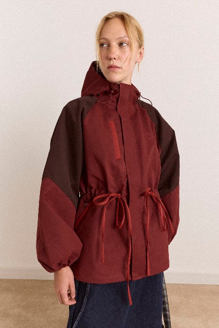 Veste coupe-vent Liu - Damson Madder