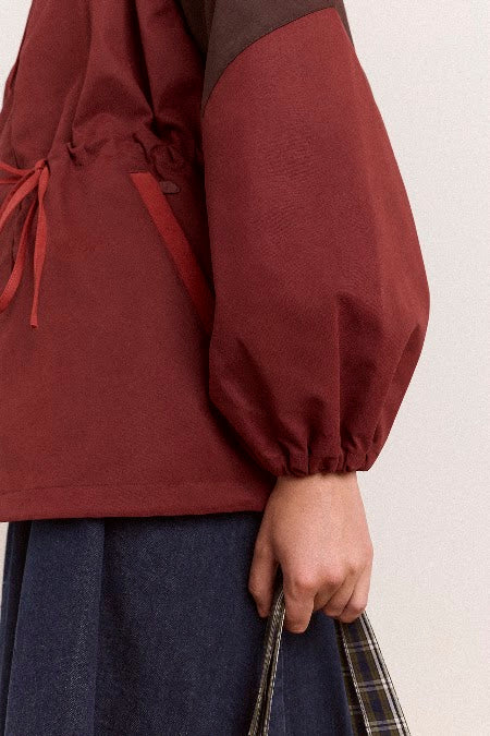 Veste coupe-vent Liu - Damson Madder