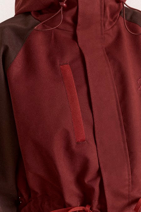Veste coupe-vent Liu - Damson Madder