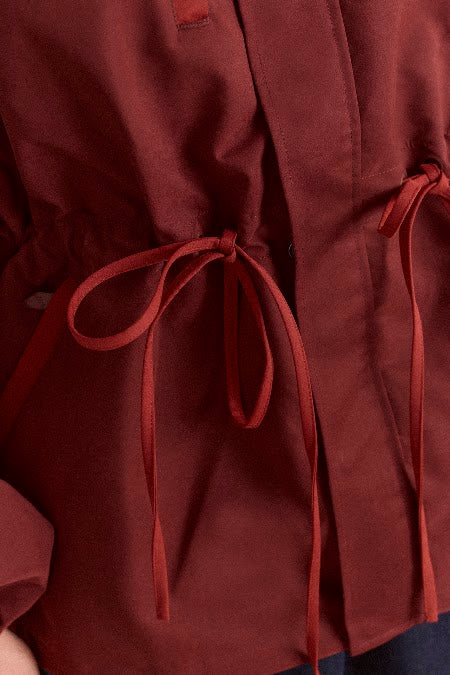 Veste coupe-vent Liu - Damson Madder