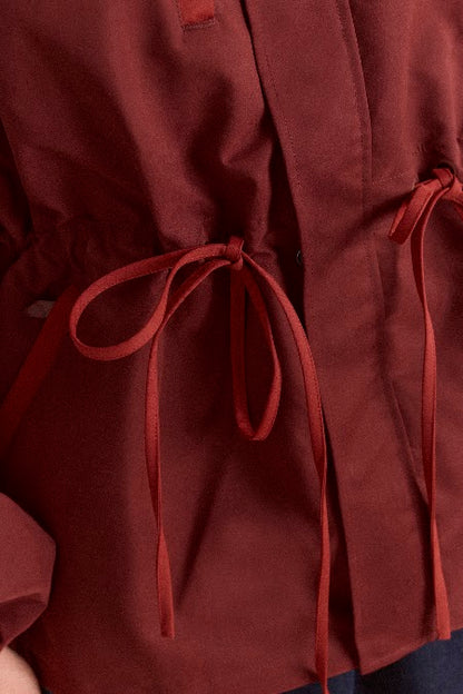 Veste coupe-vent Liu - Damson Madder