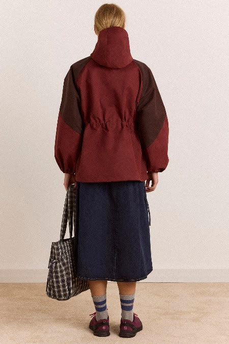 Veste coupe-vent Liu - Damson Madder