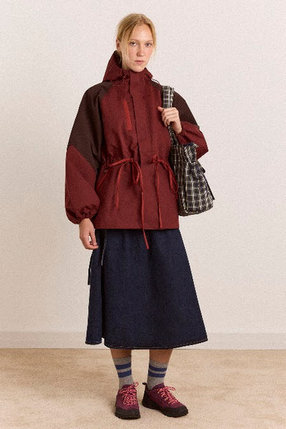 Veste coupe-vent Liu - Damson Madder