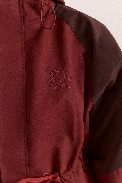 Veste coupe-vent Liu - Damson Madder