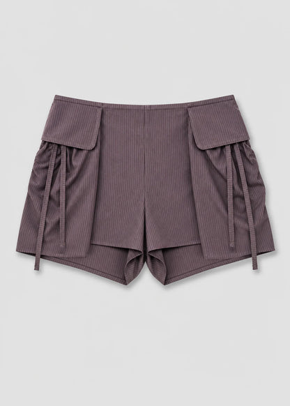 Short Micro Poches Gris - Deiji Studios
