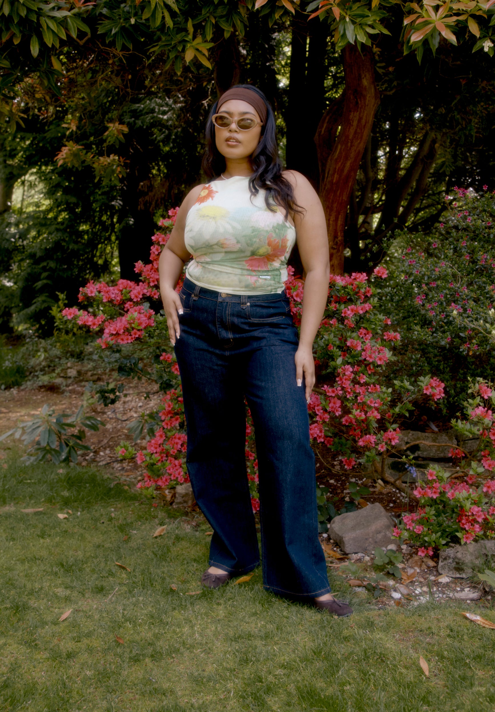 Top en Mesh Cosmos - House of Sunny