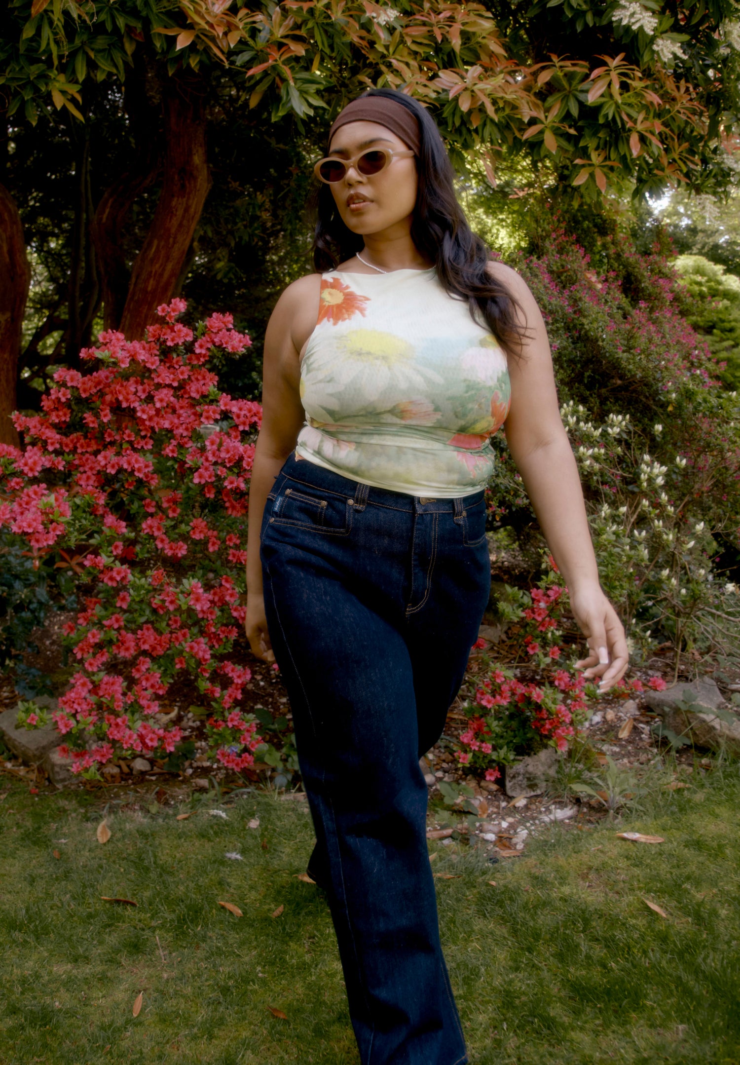 Top en Mesh Cosmos - House of Sunny