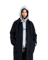 Manteau long Brenna noir - Woodbird, photo 4
