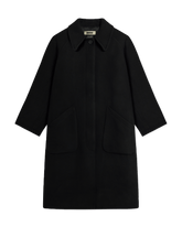 Manteau long Brenna noir - Woodbird