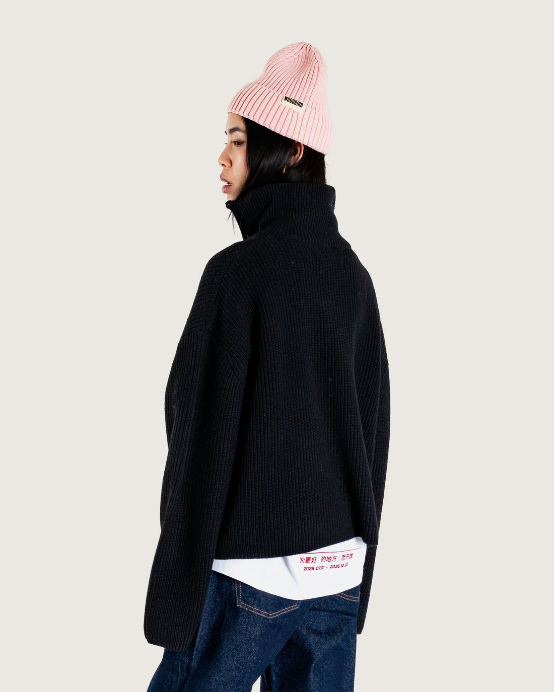 Pull Camioneur Noir - Woodbird