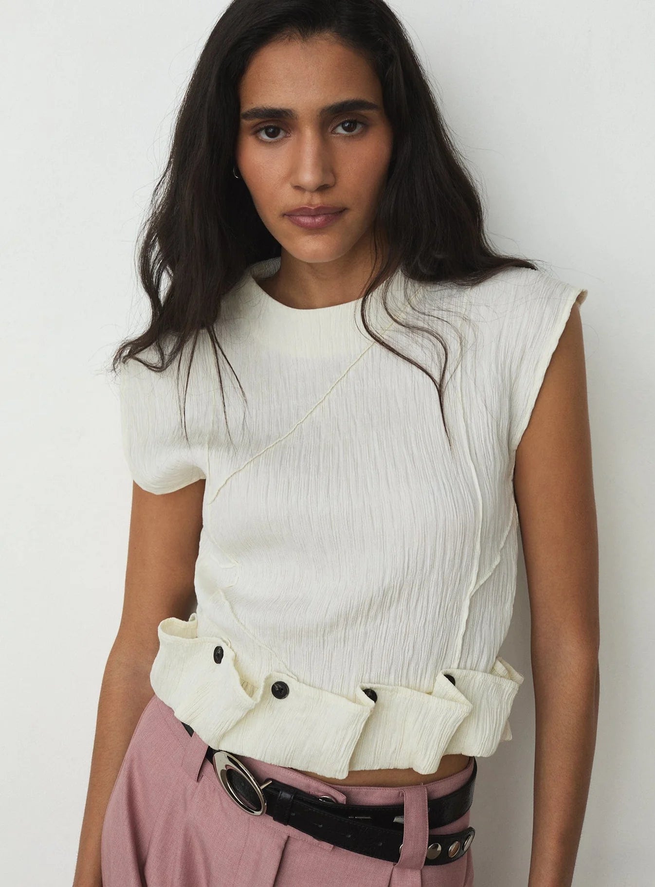 Top Zania Ecru - Laagam