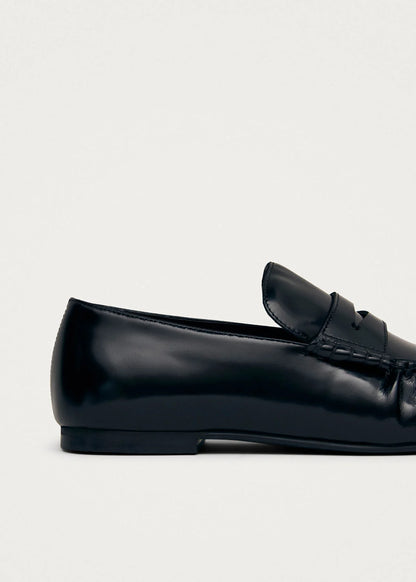 Mocassins Aven Cuir Noir - Alohas