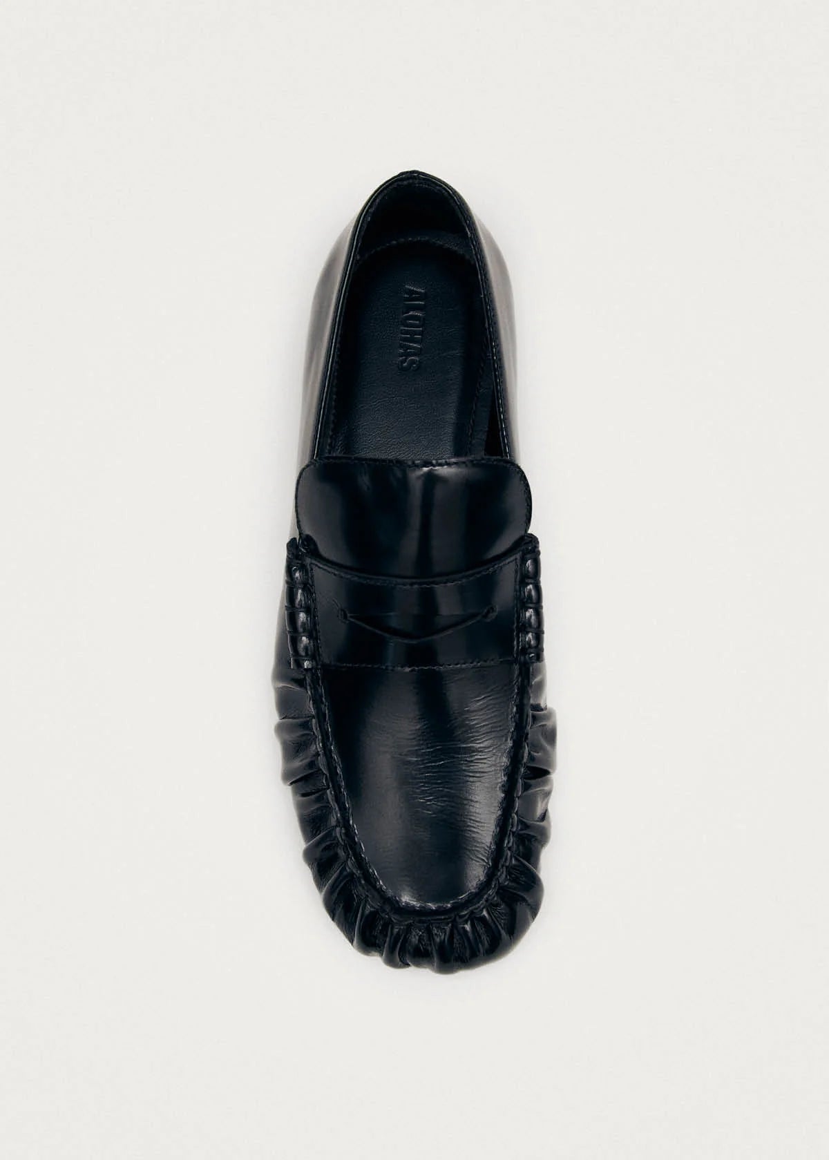 Mocassins Aven Cuir Noir - Alohas