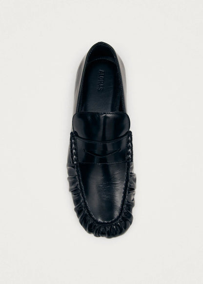 Mocassins Aven Cuir Noir - Alohas