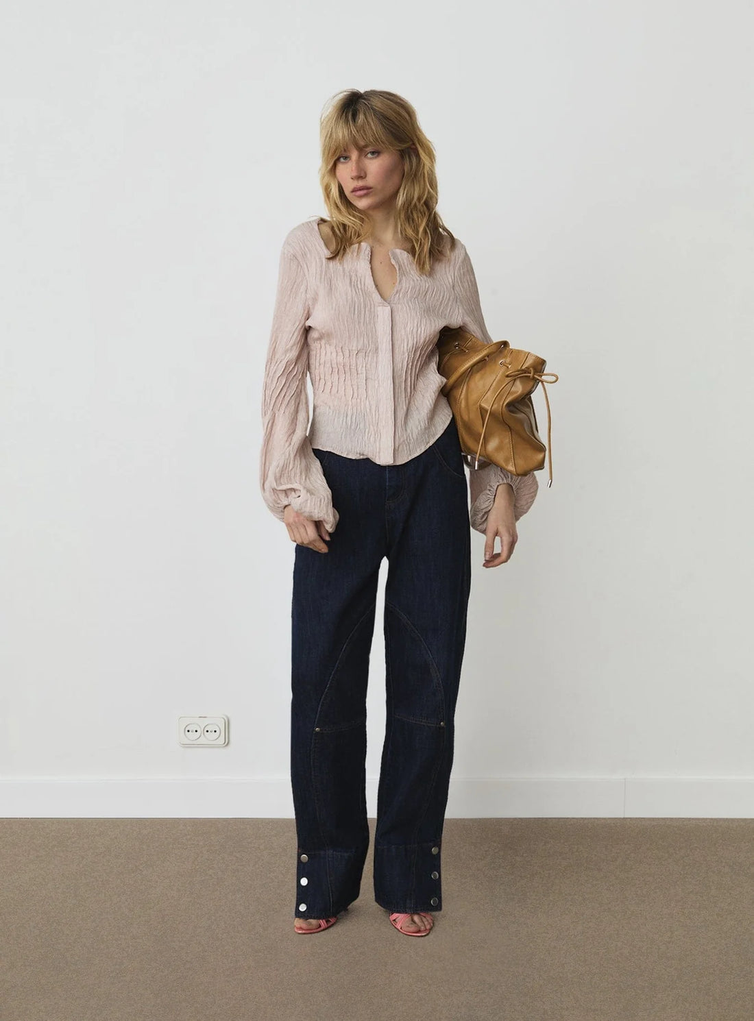 Blouse Dalia Light Pink - Laagam