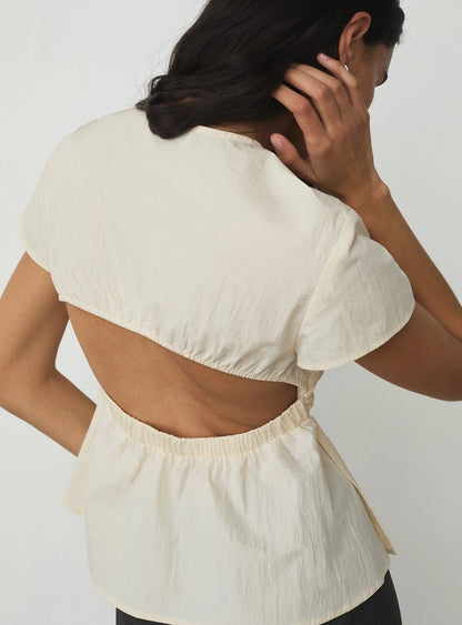 Blouse Raven White - Laagam