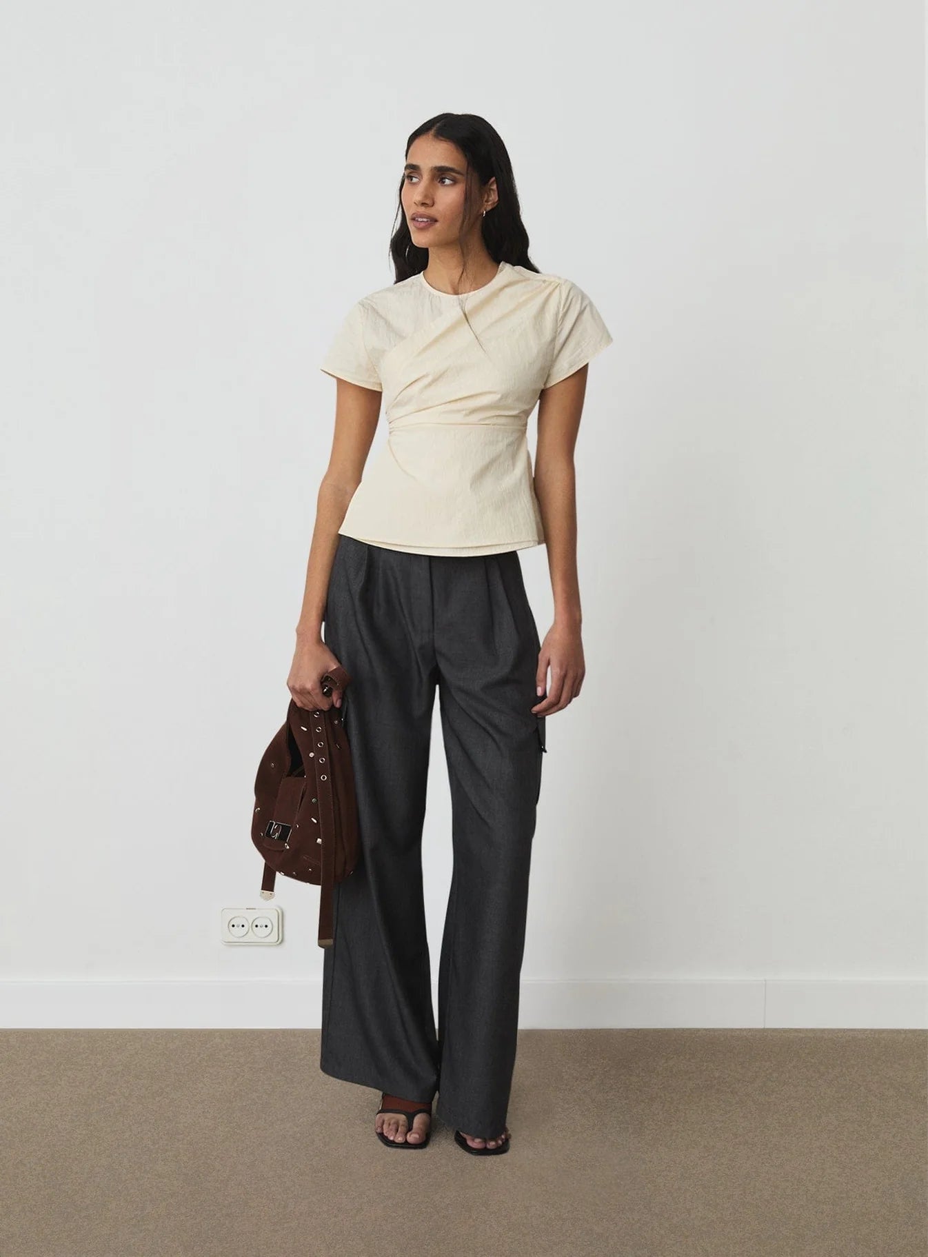 Blouse Raven White - Laagam