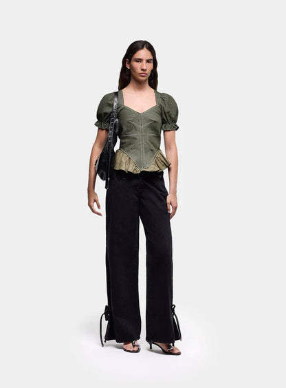 Blouse Khaki Regina - Laagam