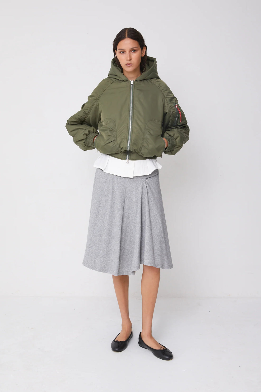 Bomber Khaki Penny - Peachy Den