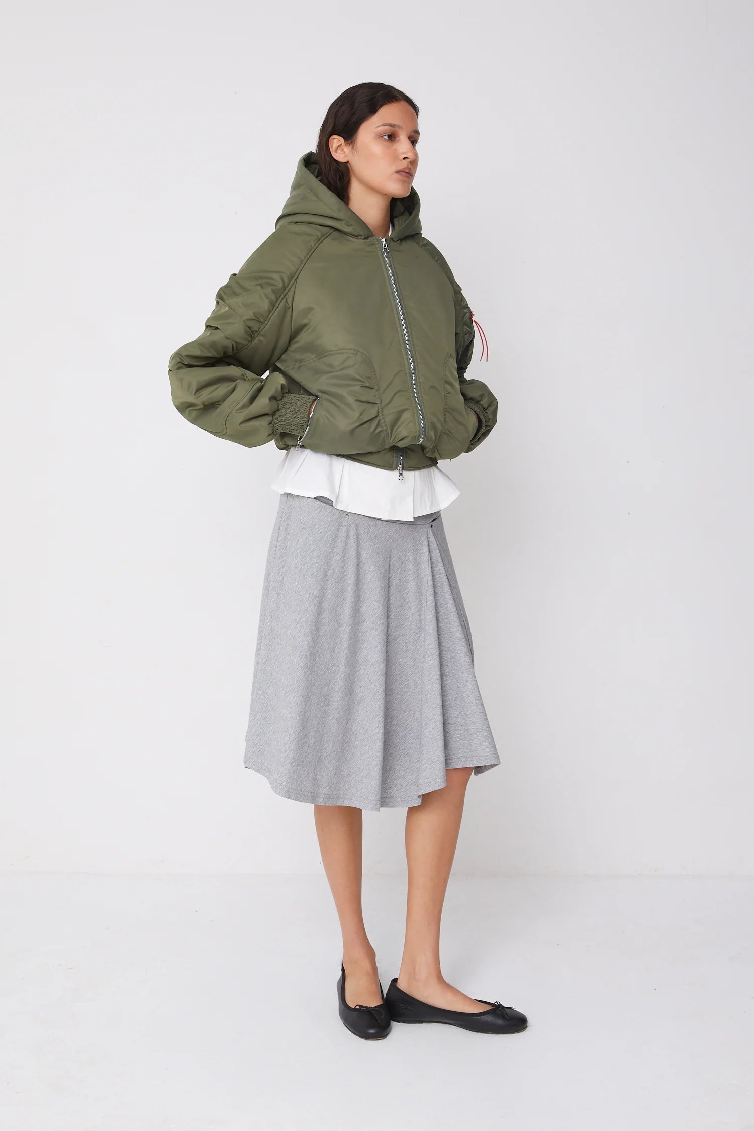 Bomber Khaki Penny - Peachy Den