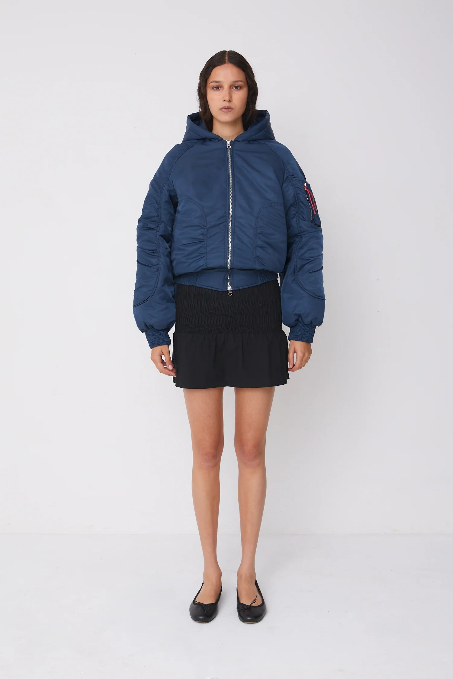 Bomber Navy Penny - Peachy Den