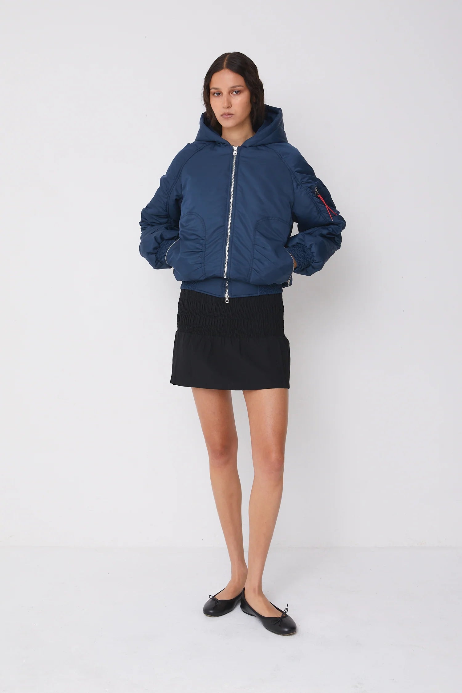 Bomber Navy Penny - Peachy Den