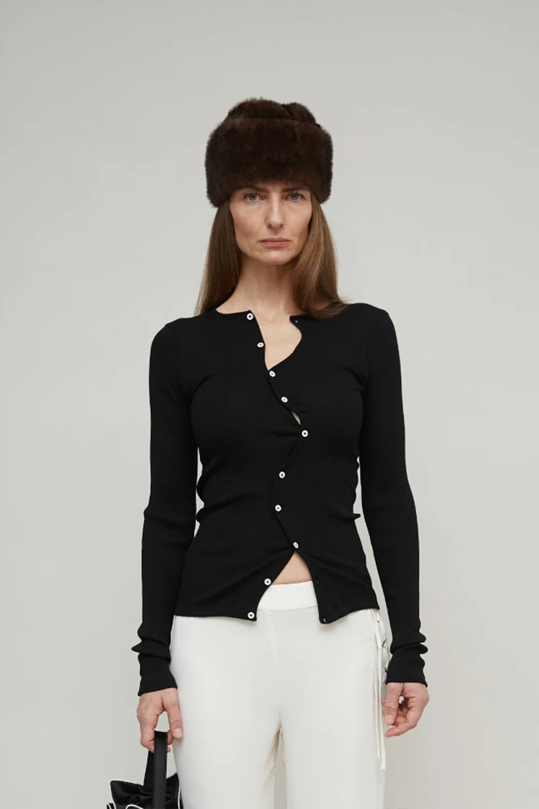 Cardigan Claire Seamless Noir - OpéraSPORT