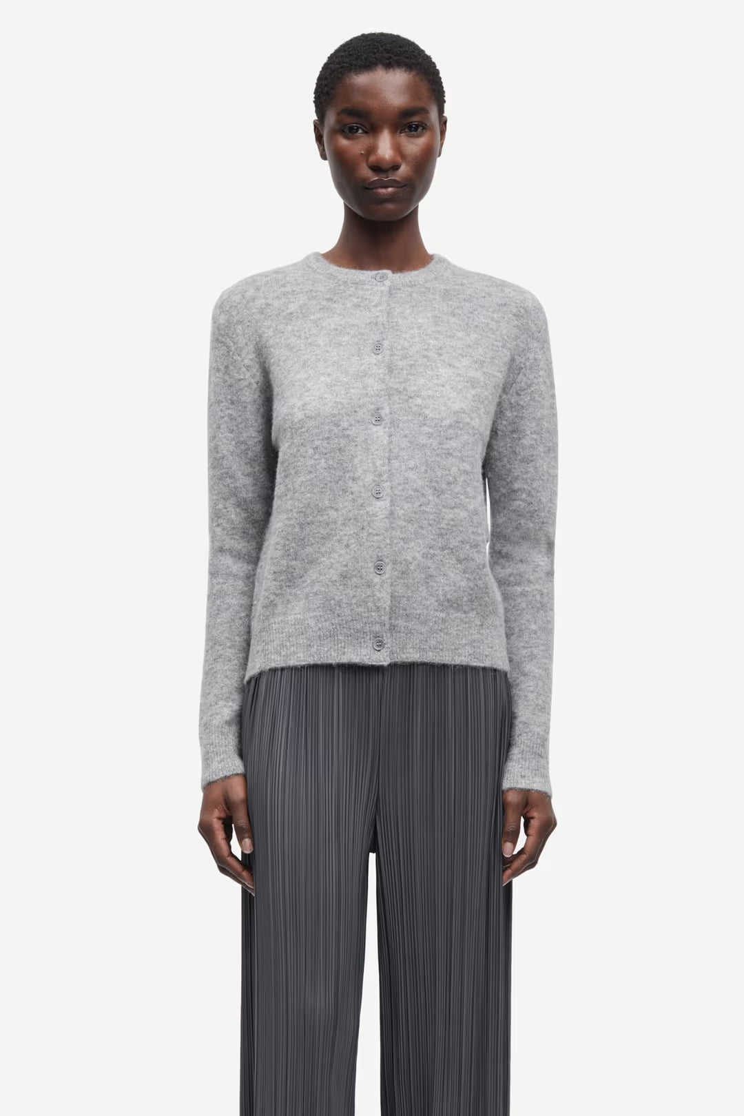 Cardigan No Short Gris - Samsoe Samsoe