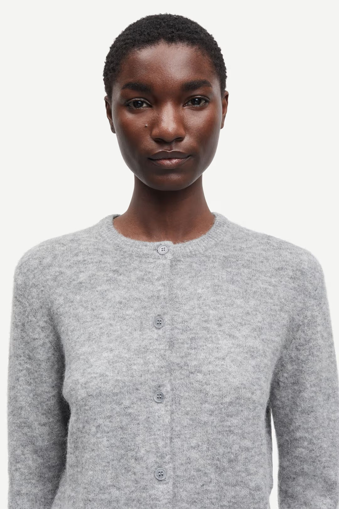 Cardigan No Short Gris - Samsoe Samsoe