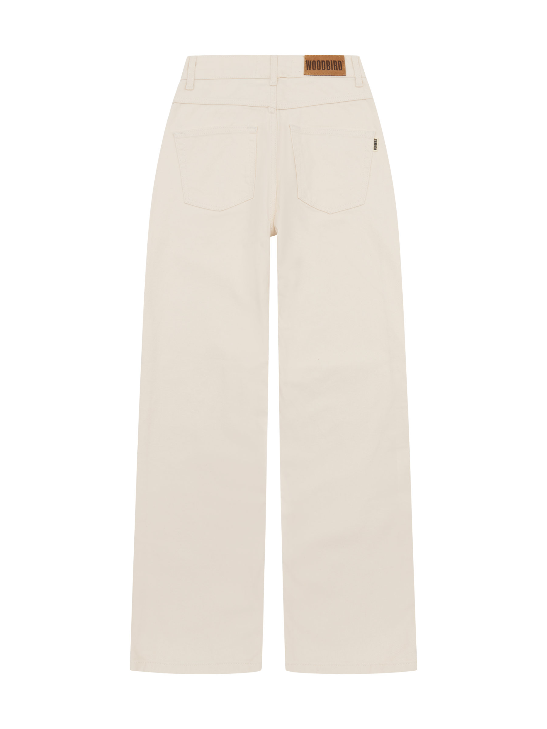 Jeans Large Carla Off White - Woodbird