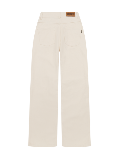 Jeans Large Carla Off White - Woodbird