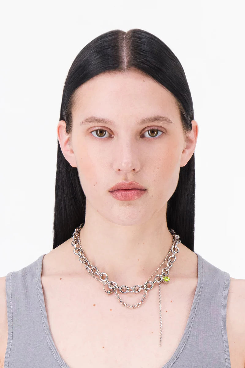 Collier Lucy Acid Green - Justine Clenquet