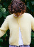 Cardigan Olivia en mohair jaune clair Surprise - photo 1