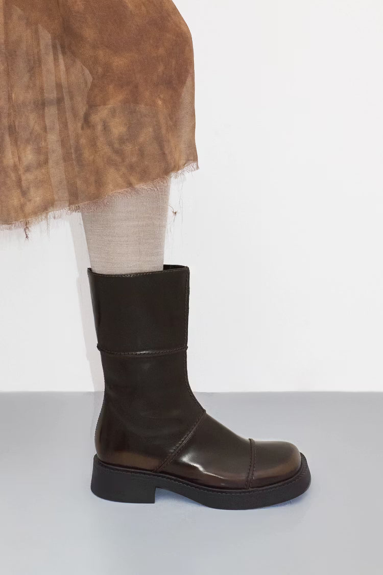 Bottes Dahlia Dark Brown - Miista