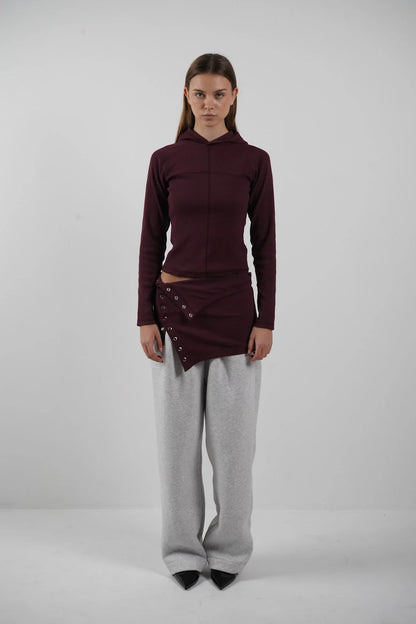 Top Hoodie Darling Bordeaux - Hosbjerg