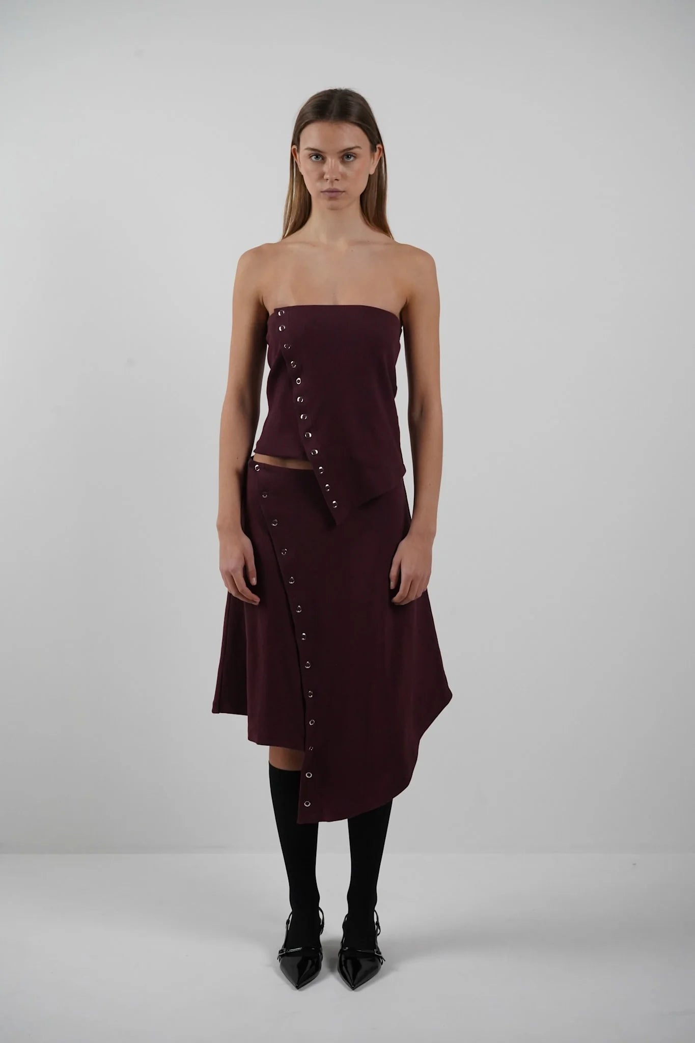 Top Bustier Darling Bordeaux - Hosbjerg